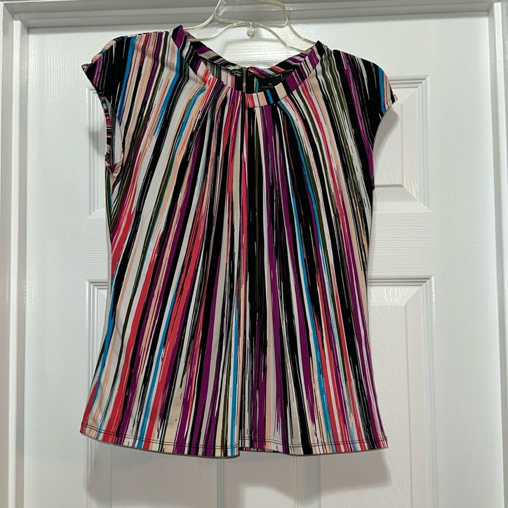 Worthington Women’s Short Sleeve Blouse, Size Small